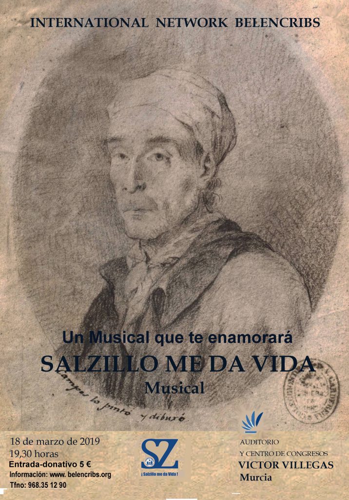 Musical Salzillo Me Da Vida - Cartel carboncillo