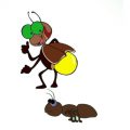 La hormiga y la luciérnaga