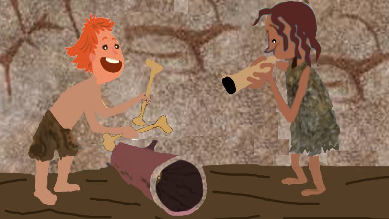 La música en la prehistoria - la percusión