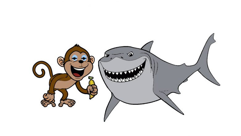 El mono y el tiburón
