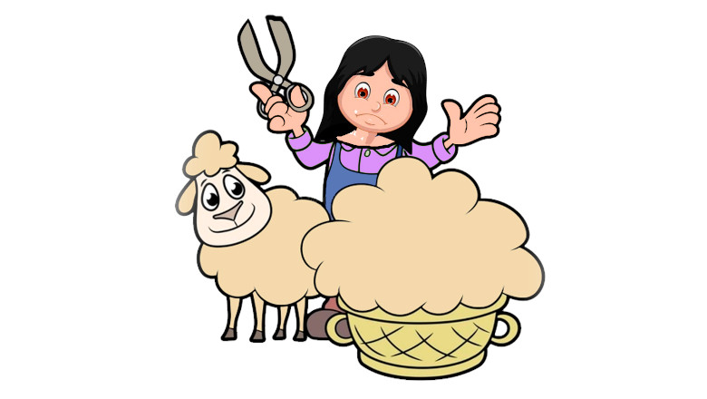 La viuda y la oveja, Fábulas